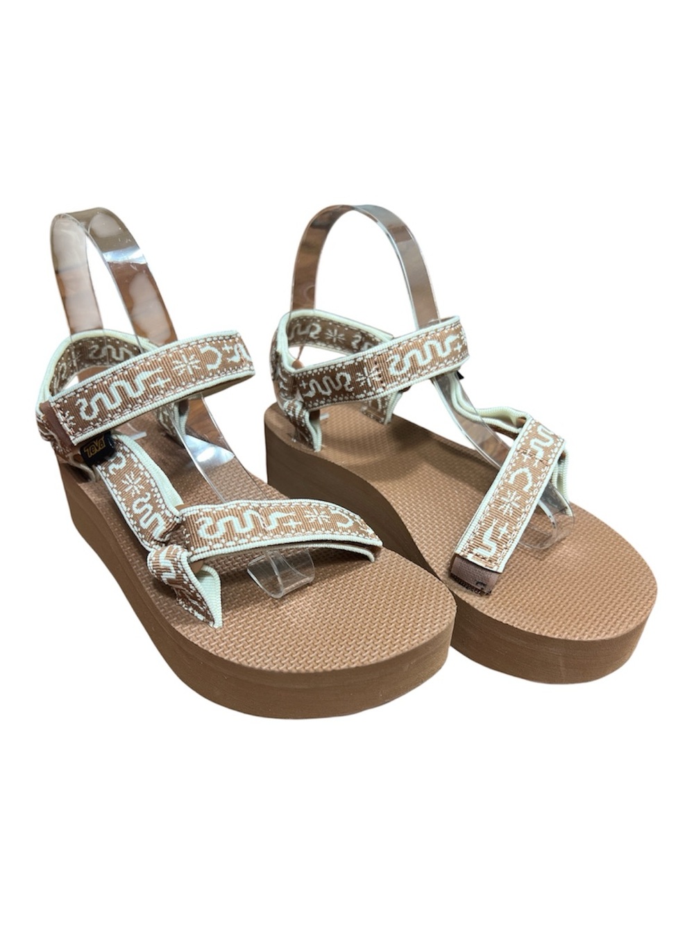 Teva Sz 8 Flatform Universal Platform Sandals Bandana Lion
